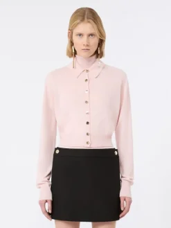 Pure wool cardigan - PINK