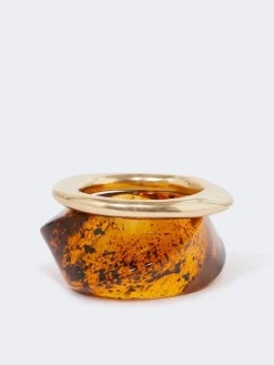 Resin bracelet set - GOLD