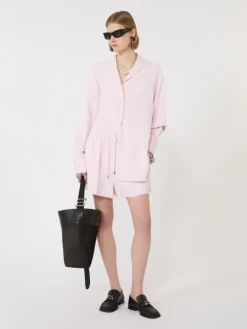 Satin overshirt - PINK