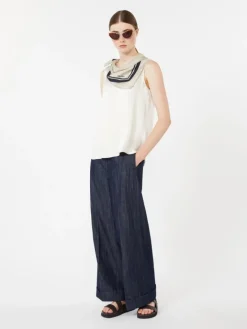 Satin top - IVORY