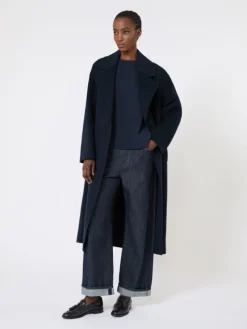 Satin T-shirt - MIDNIGHTBLUE