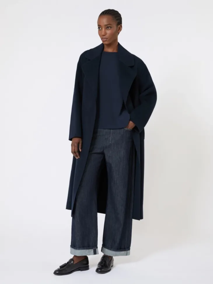 Satin T-shirt - MIDNIGHTBLUE
