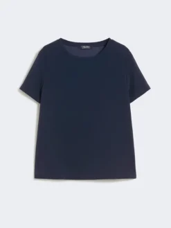 Satin T-shirt - MIDNIGHTBLUE