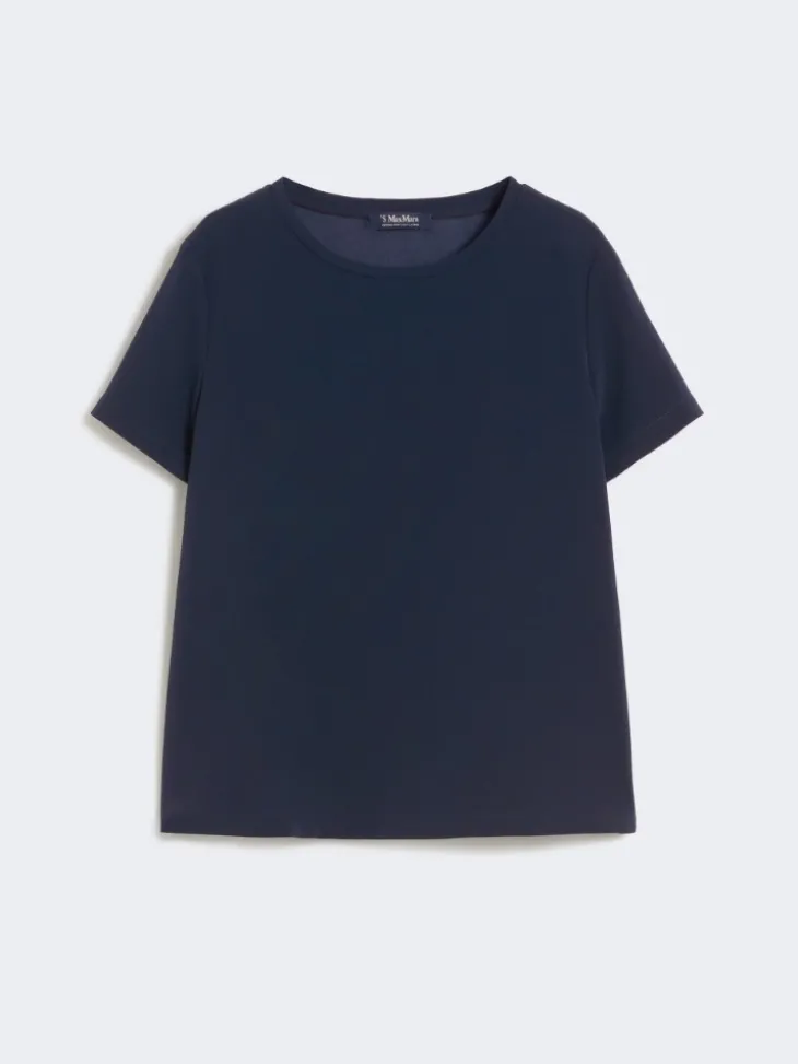 Satin T-shirt - MIDNIGHTBLUE