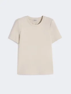 Scuba jersey T-shirt - BEIGE
