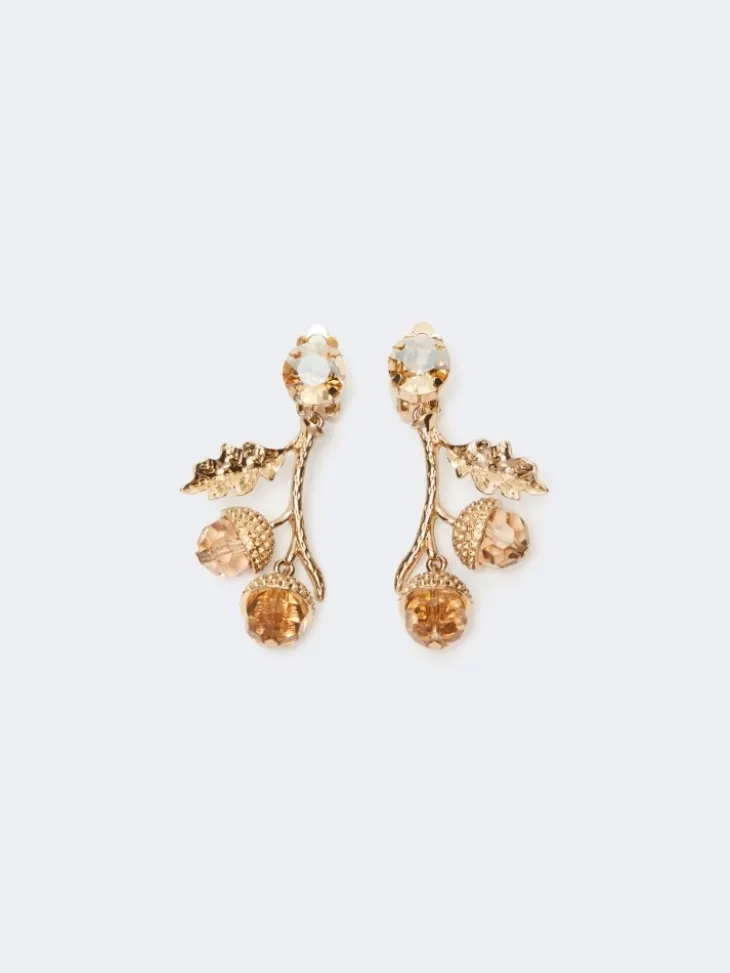 Set with charms and crystals - GOLD