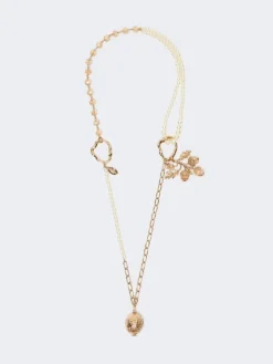 Set with charms and crystals - GOLD