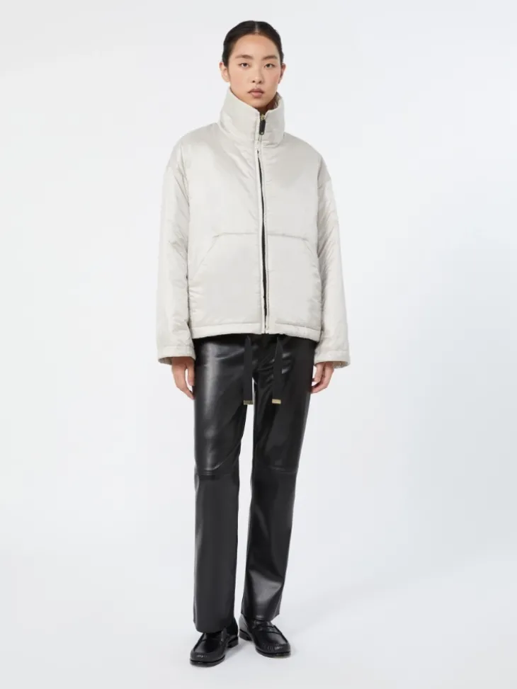 Short padded jacket in water-repellent fabric - ICE