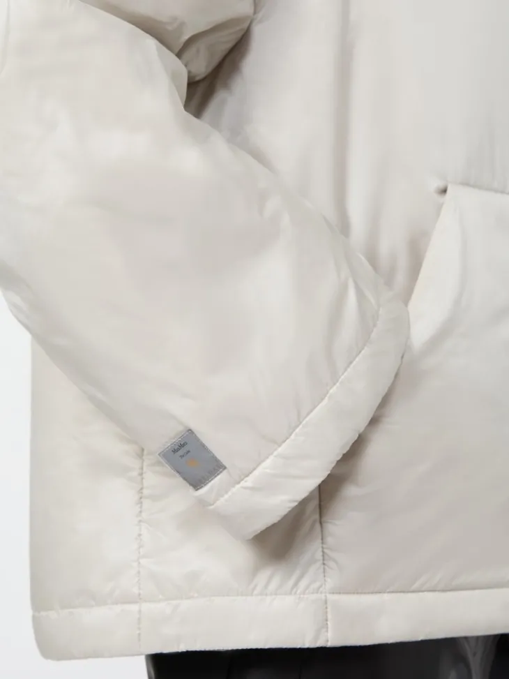 Short padded jacket in water-repellent fabric - ICE