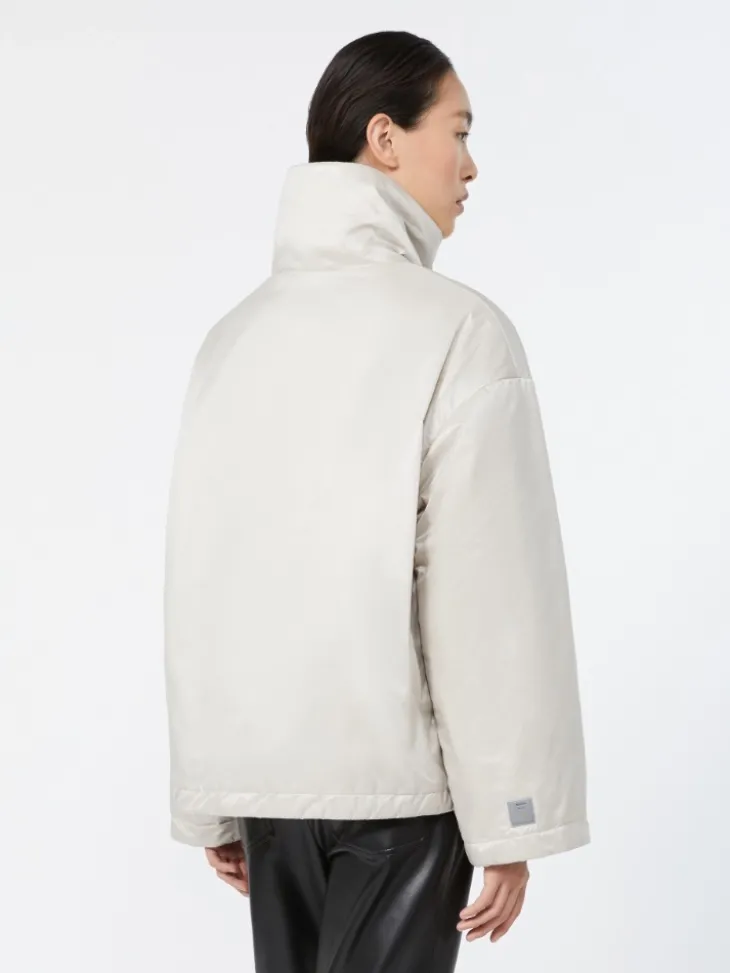 Short padded jacket in water-repellent fabric - ICE