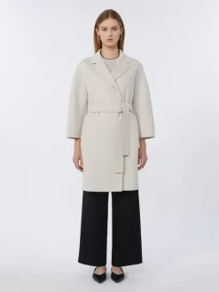 Short wool coat - IVORY
