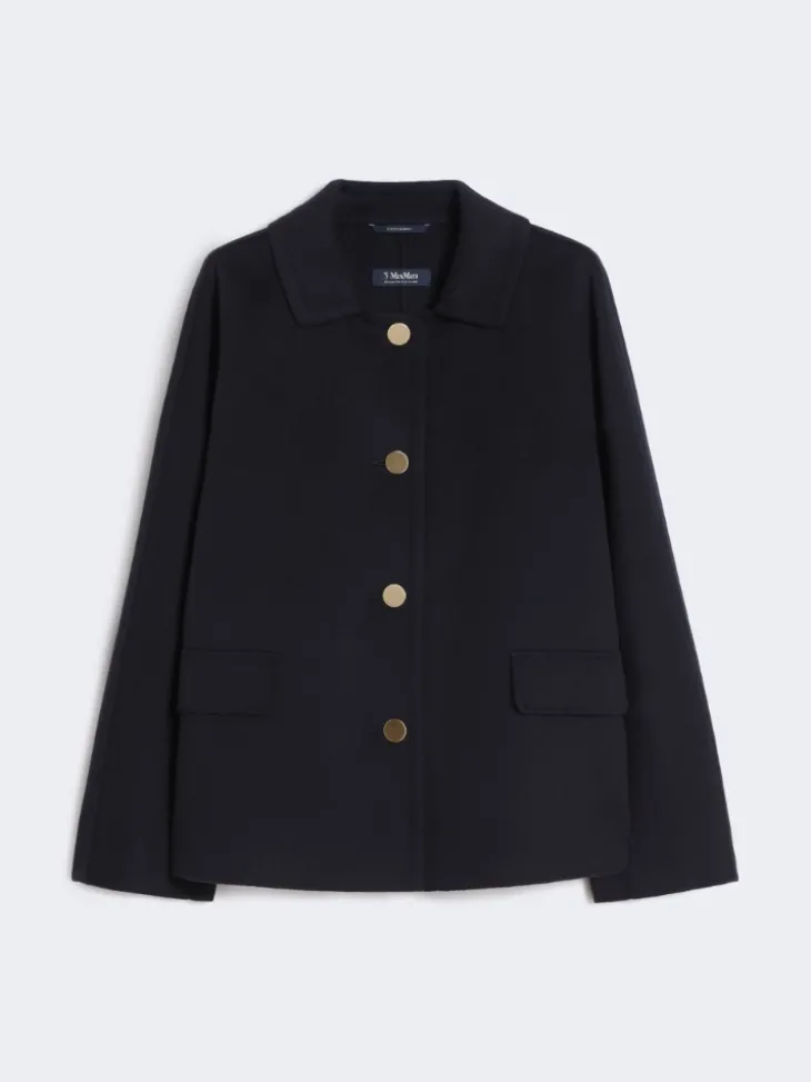 Short wool jacket - MIDNIGHTBLUE