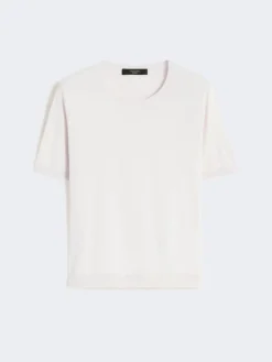Silk and cotton jumper - ECRU
