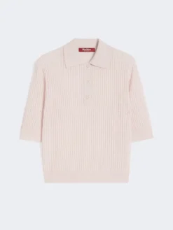 Silk and wool yarn jumper - PINK