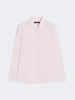 Silk crepe de chine shirt - PINK