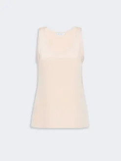 Silk crepe de chine top - PINK