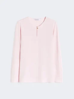 Silk crêpe de Chine blouse - PINK