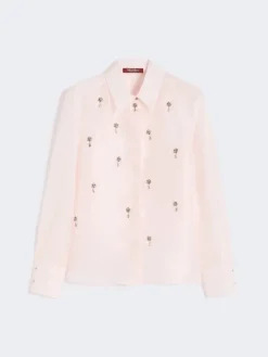 Silk organza shirt - PINK
