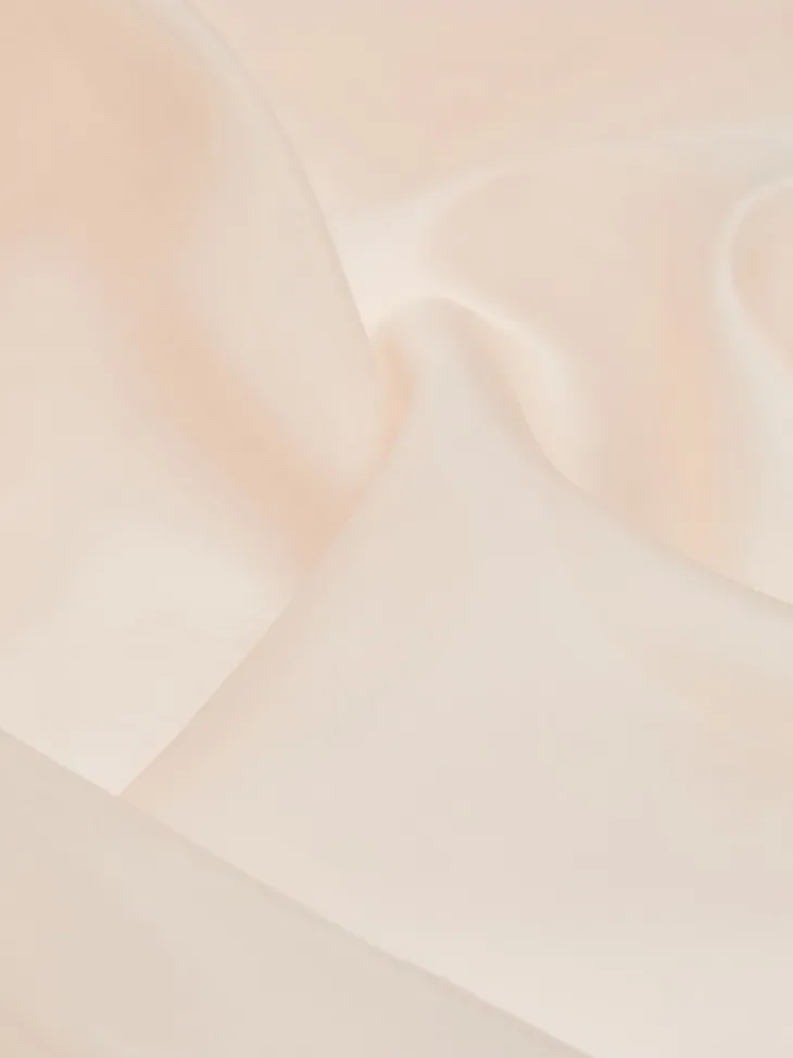 Silk organza stole - POWDER