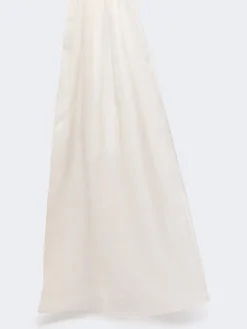 Silk organza stole - POWDER