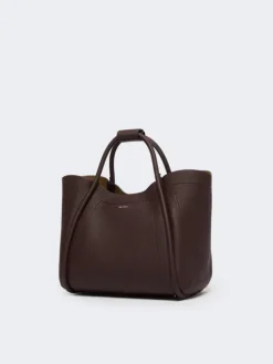 Small leather Marine bag - BORDEAUX