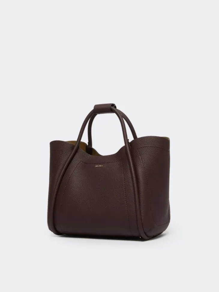 Small leather Marine bag - BORDEAUX