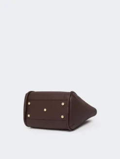 Small leather Marine bag - BORDEAUX