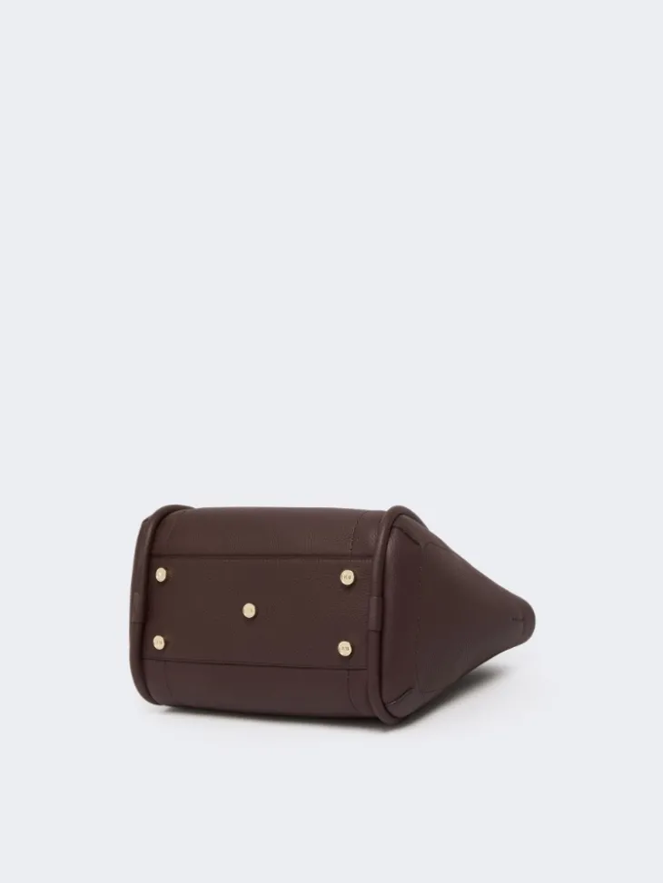 Small leather Marine bag - BORDEAUX
