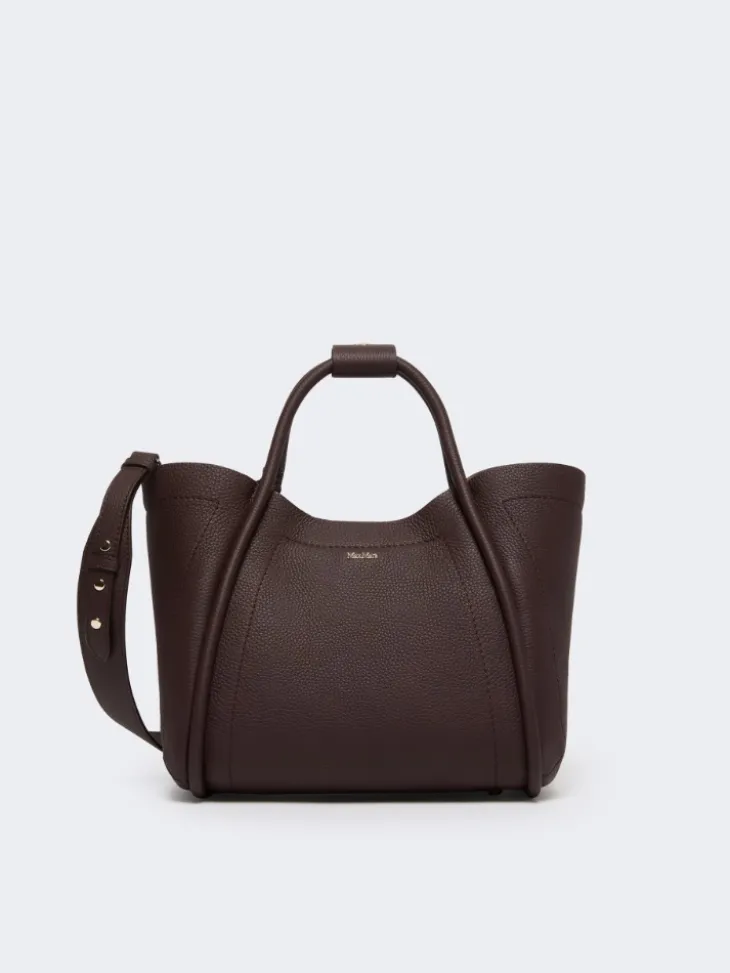 Small leather Marine bag - BORDEAUX