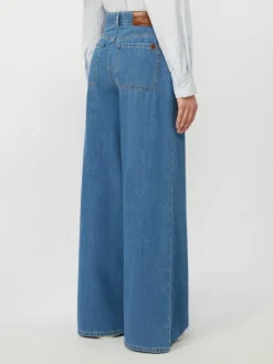 Soft cotton denim jeans - NAVY