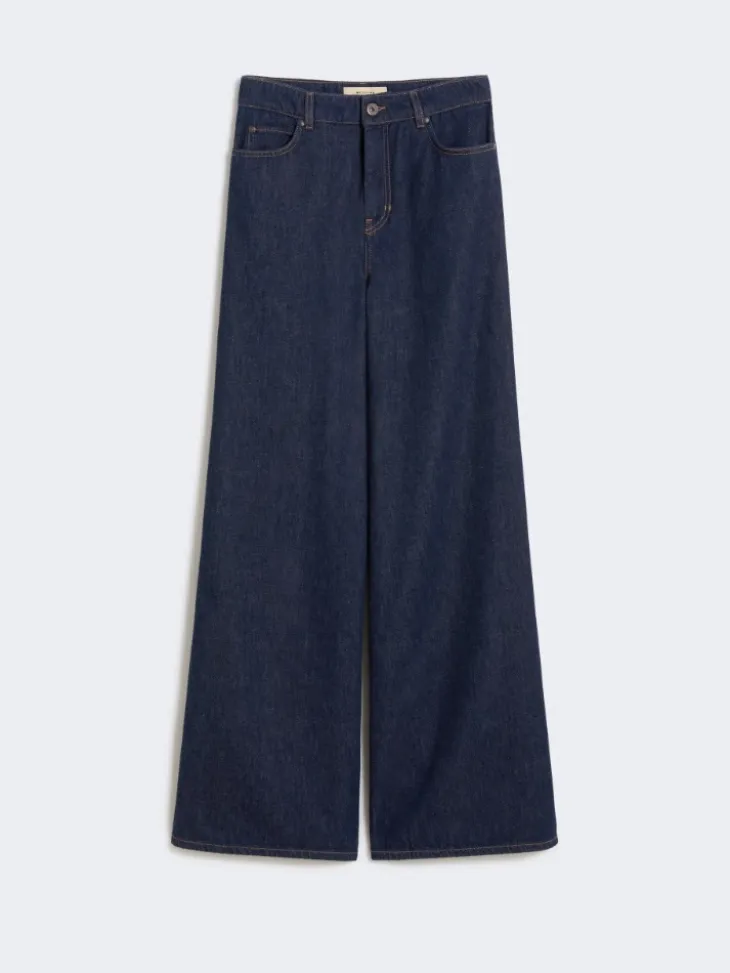 Soft cotton denim jeans - NAVY
