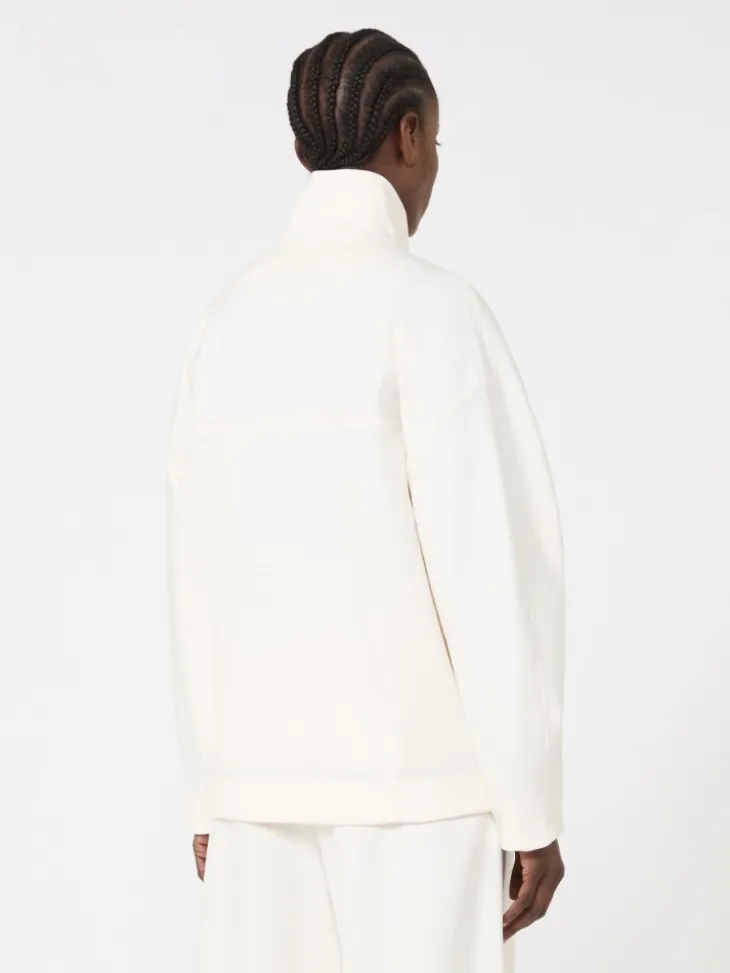Soft scuba jersey jacket - IVORY