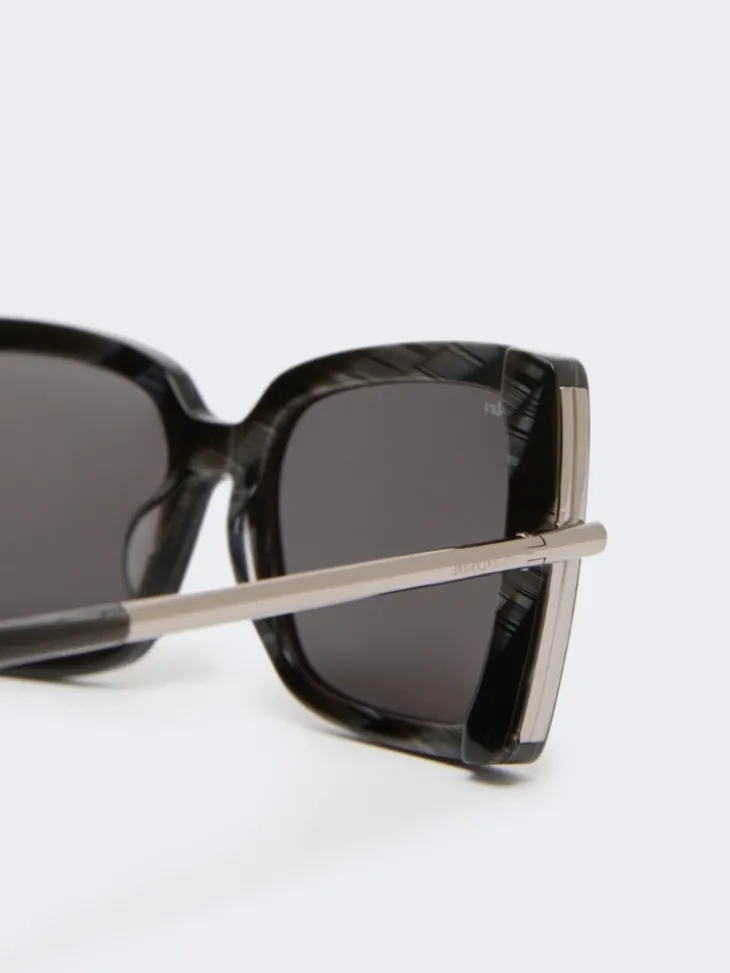 Square sunglasses - BLACK