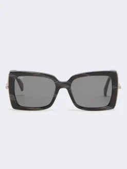 Square sunglasses - BLACK