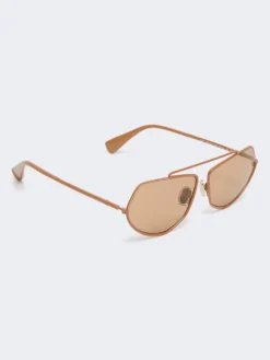 Square sunglasses - CAMEL