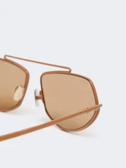 Square sunglasses - CAMEL