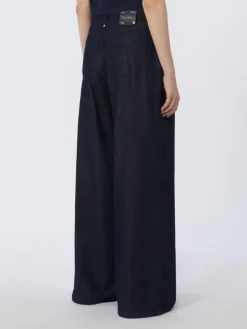 Straight-fit cotton denim jeans - ULTRAMARINE