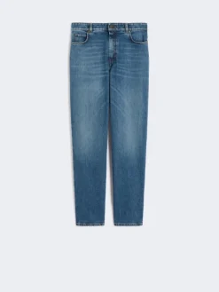 Straight-leg denim jeans - NAVY