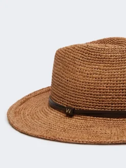 Straw hat - TOBACCO