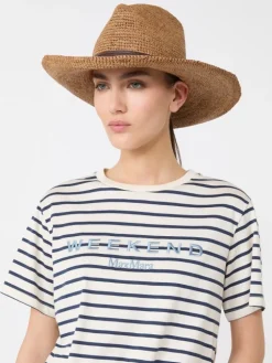 Straw hat - TOBACCO
