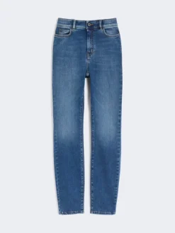 Stretch denim skinny jeans - NAVY