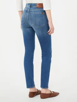 Stretch denim skinny jeans - NAVY