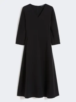 Stretch jersey dress - BLACK