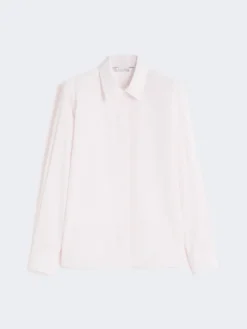 Striped poplin shirt - PINK