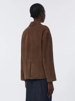 Suede jacket - BROWN