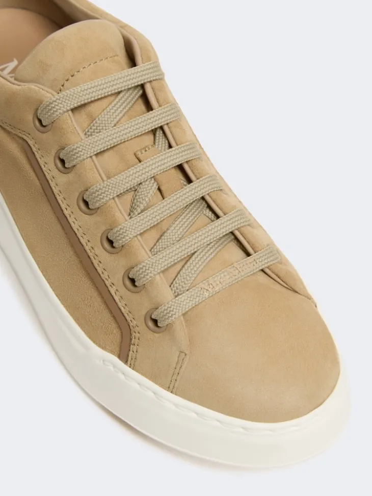 Suede sneakers - SAND
