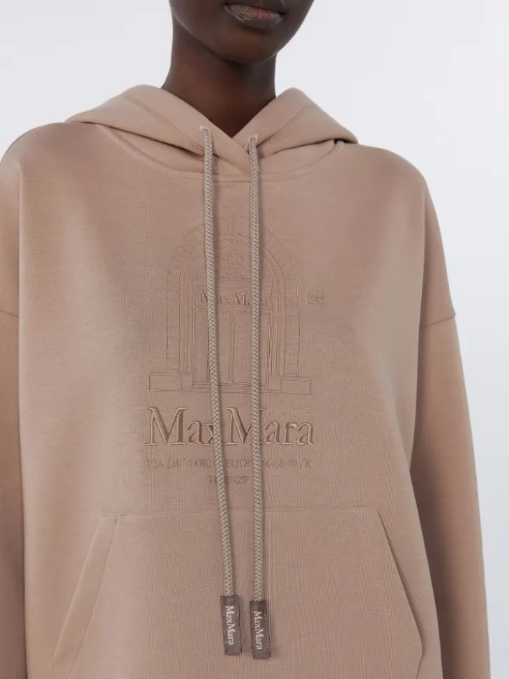 Technical cotton jersey sweatshirt - PINK