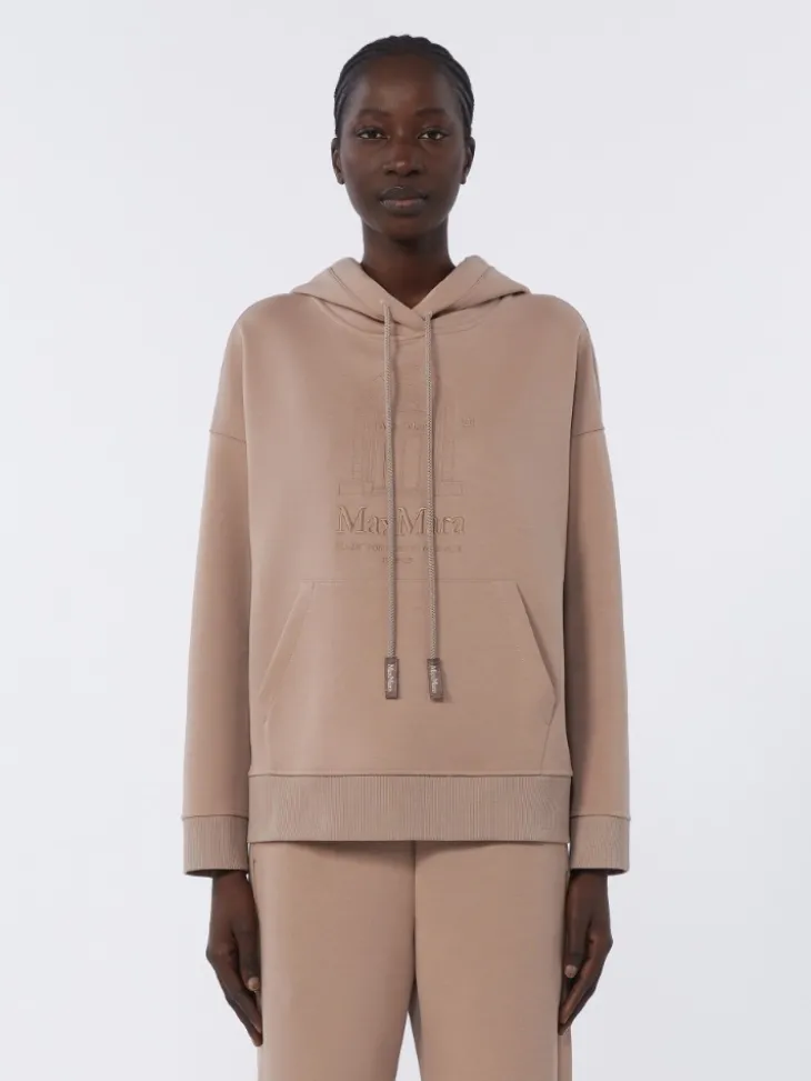 Technical cotton jersey sweatshirt - PINK
