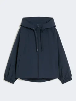 Technical fabric windbreaker - NAVY