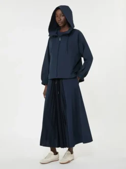 Technical fabric windbreaker - NAVY